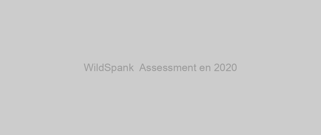 WildSpank  Assessment en 2020